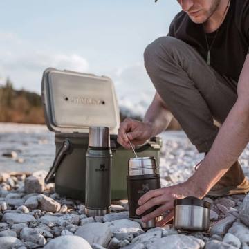 Stanley Klasik Vakumlu Çelik Yemek Termosu 0.70 Lt 0,70 LT - Siyah