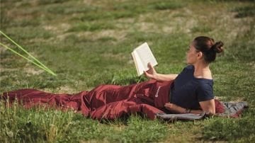 Outwell Contour Lux Red Yazlık ve Kışlık Taraflı -19°C 1700gr Geniş Uyku Tulumu