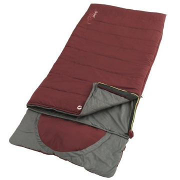 Outwell Contour Lux Red Yazlık ve Kışlık Taraflı -19°C 1700gr Geniş Uyku Tulumu