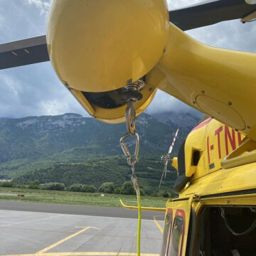 Kong Static Discharge 2,5 m Helikopter Vinci Statik Elektrik Deşarj Hattı Twist Lock Paslanmaz Çelik Konnektör 9VP000017KK