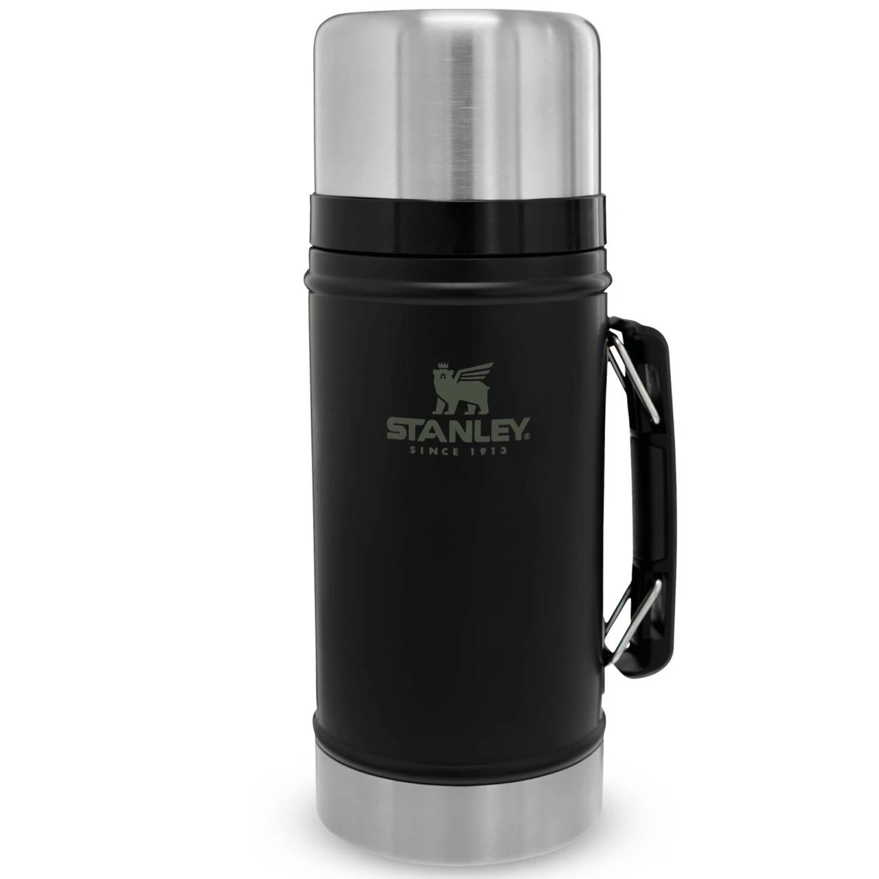 Stanley Klasik Vakumlu Çelik Yemek Termosu 0.94 Lt- Siyah