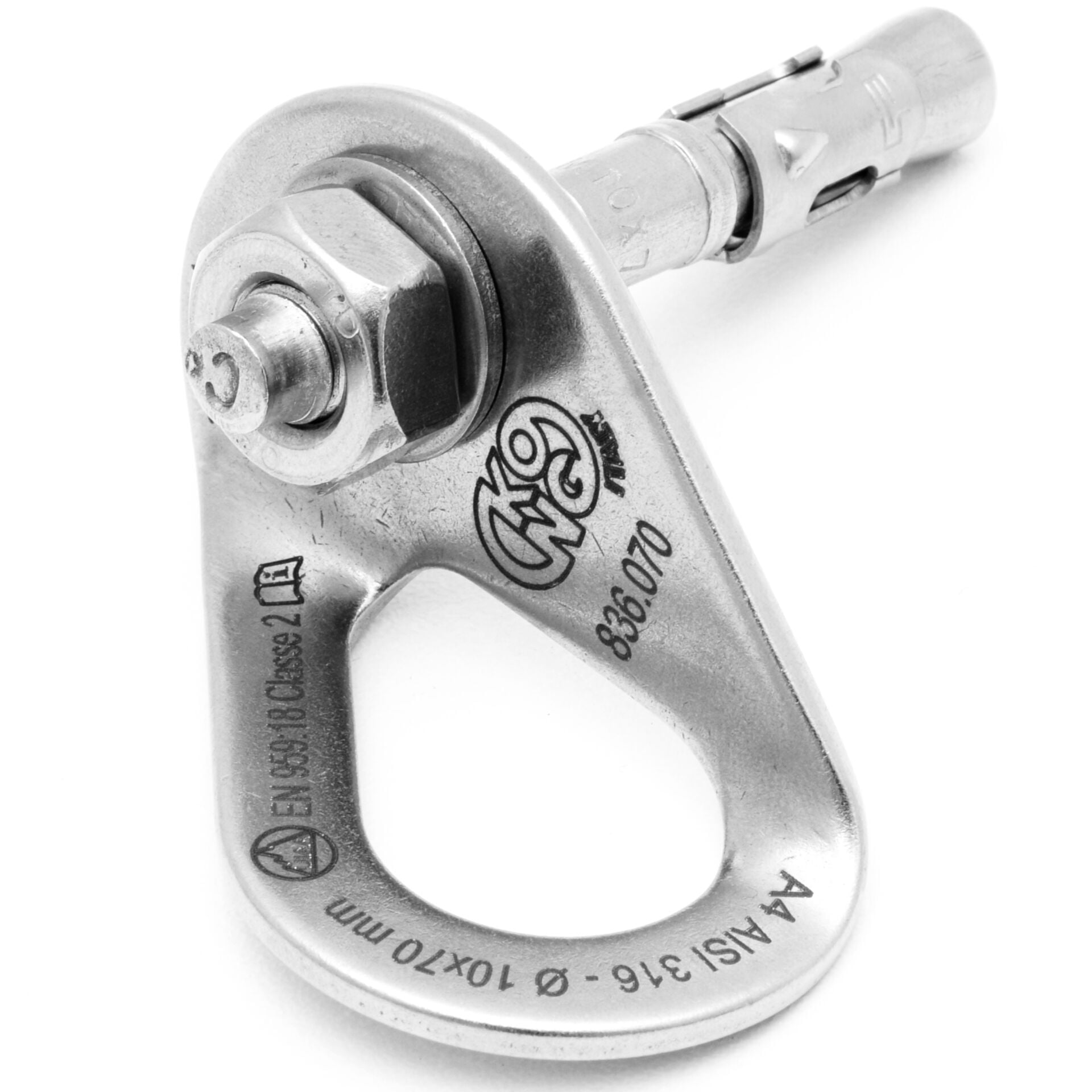 KONG Anchor Kit – 10 mm AISI 316 Paslanmaz Çelik Bolt Seti | EN 959 | UIAA Onaylı