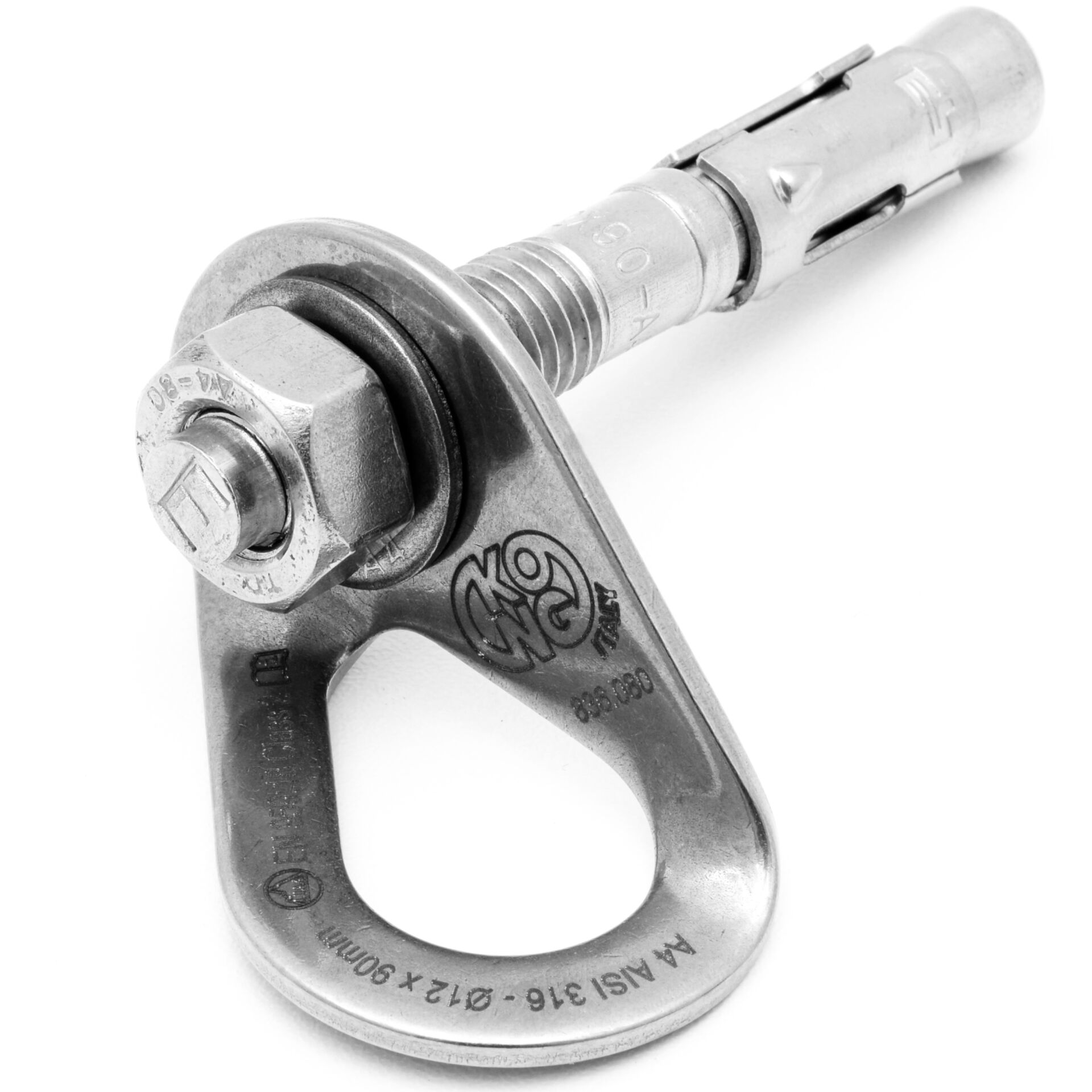 KONG Anchor Kit – 12 mm AISI 316 Paslanmaz Çelik Bolt Seti | EN 959 | UIAA Onaylı