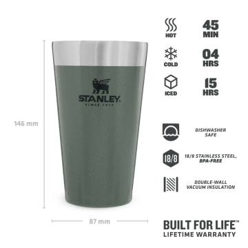 Stanley Adventure Vakumlu Yalıtımlı Termos Bardak 0,47 LT - Yeşil