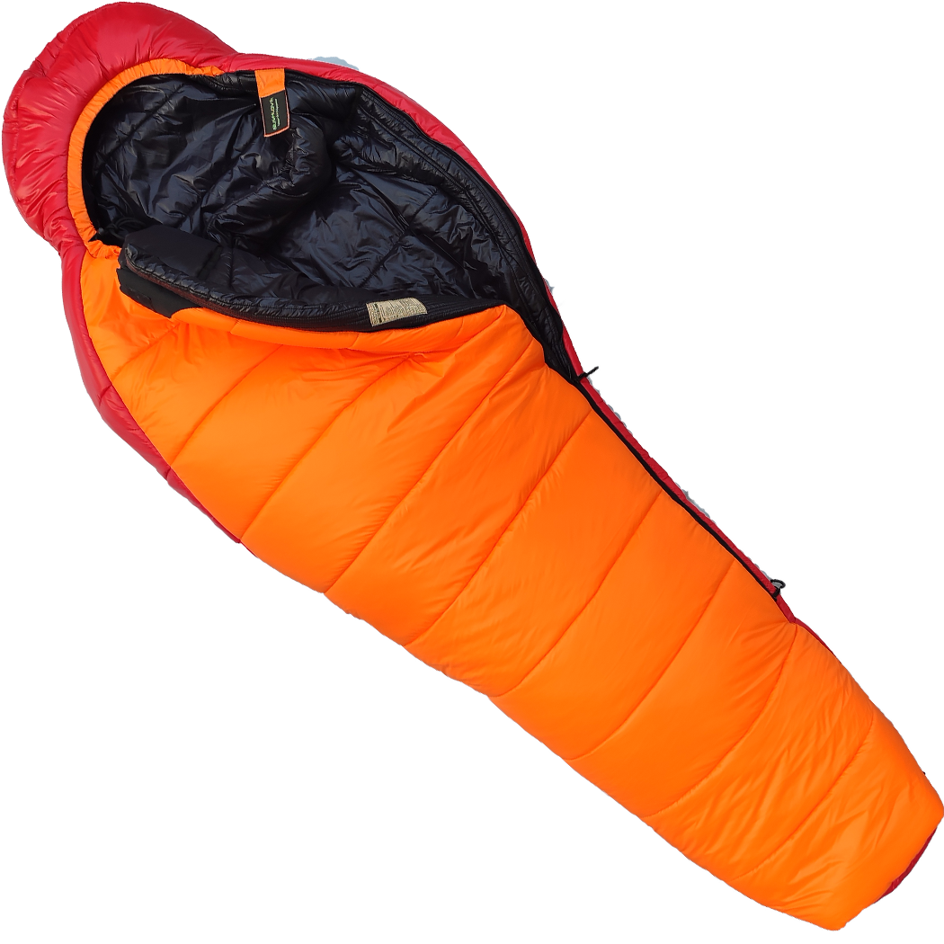 Bushlove Nanga -32 Derece Ultralight Turuncu-Kırmızı Uyku Tulumu