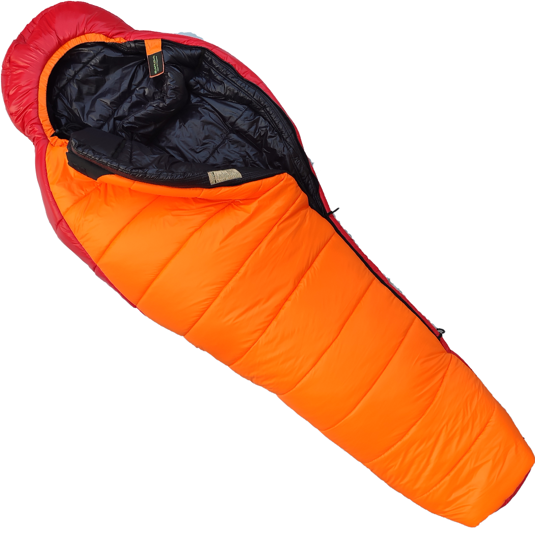 Bushlove Nanga -32 Derece Ultralight Turuncu-Kırmızı Uyku Tulumu