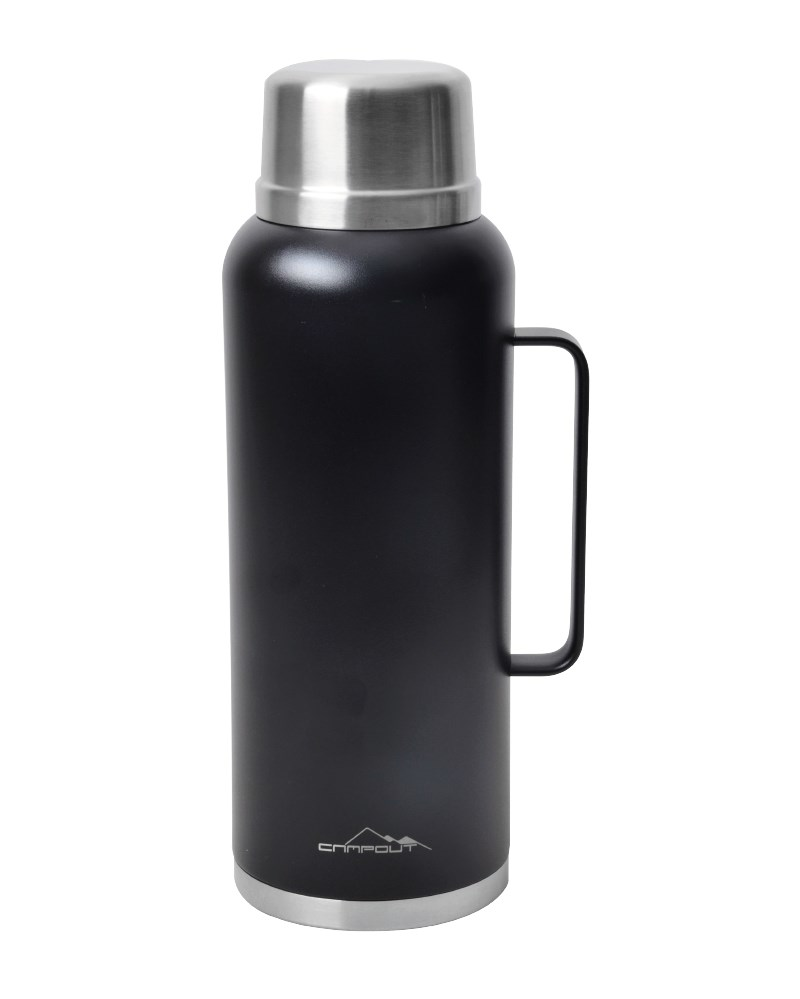 Campout Çift  Katmanlı Termos 2600 ML Siyah