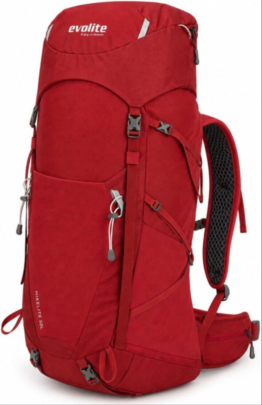 Evolite HikeLite 50L Sırt Çantası - Kırmızı