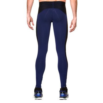 Asics Ergonomik Mavi Yeşil DryFit Koşu Fitness Yoga Yürüyüş 4/4 Spor Taytı