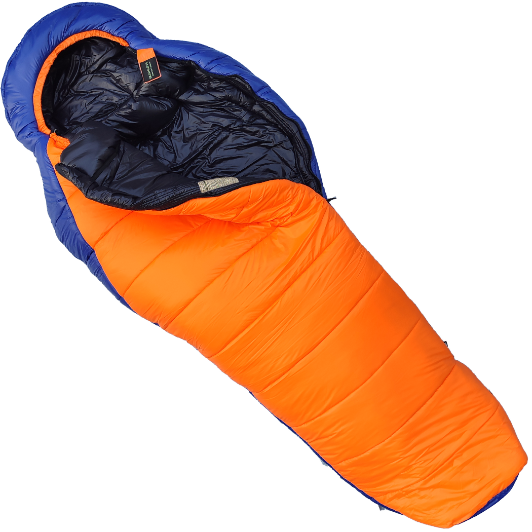 Bushlove Nanga -32 Derece Ultralight Turuncu-Kobalt Uyku Tulumu
