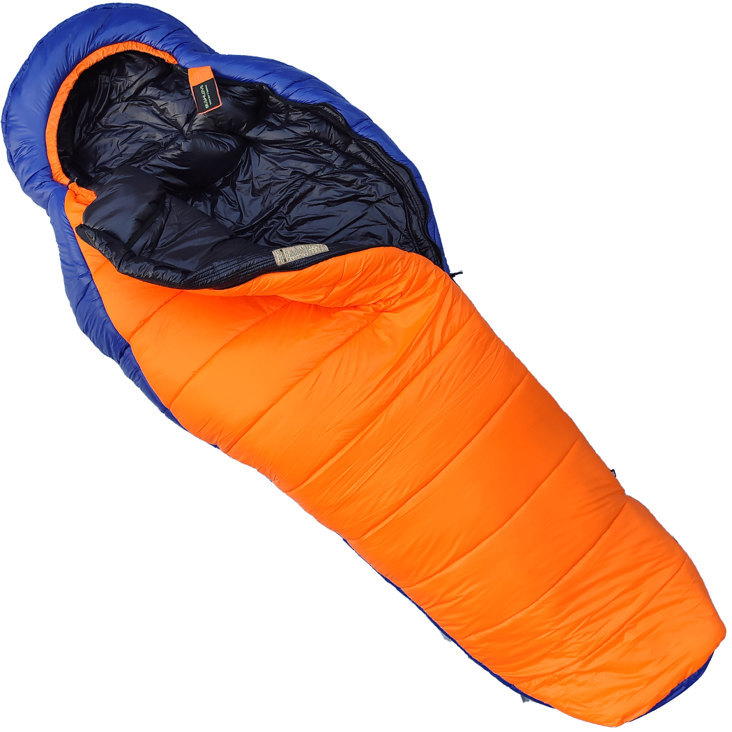 Bushlove Nanga -32 Derece Ultralight Turuncu-Kobalt Uyku Tulumu