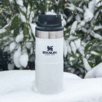 Stanley Klasik Trigger-Action Seyahat Bardağı 0.35 Lt 0,35 LT - Beyaz