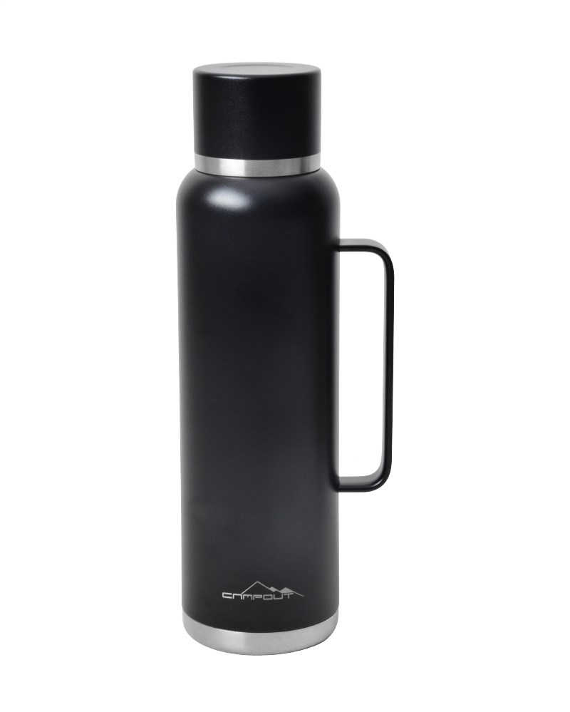 Campout Çift  Katmanlı Termos 1500 ML Siyah