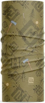 Bushlove Bushcraft Outdoor Mountain Camp Limited Bandana Haki