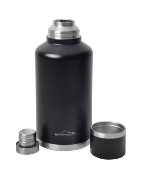 Campout Çift  Katmanlı Termos 2000 ML Siyah