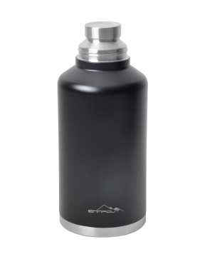 Campout Çift  Katmanlı Termos 2000 ML Siyah