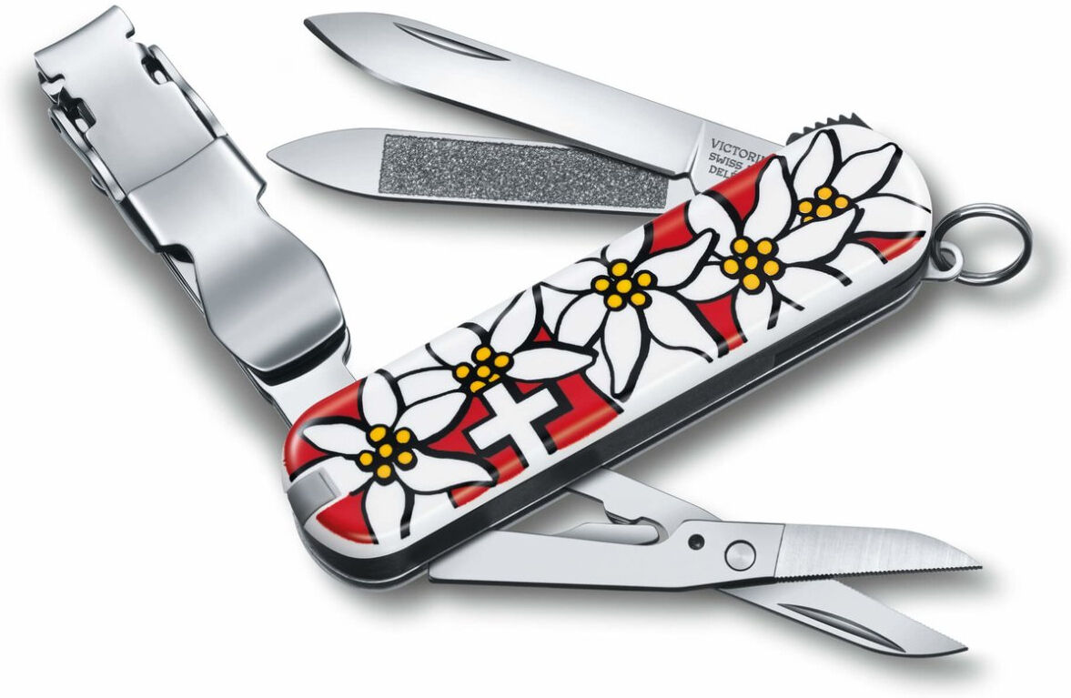 Victorinox 0.6463.840 NailClip 580 Edelweiss Desenli Tırnak Makaslı Çakı