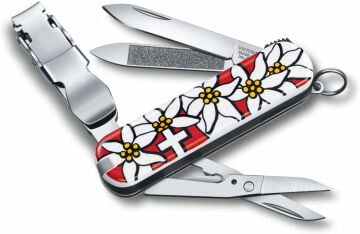 Victorinox 0.6463.840 NailClip 580 Edelweiss Desenli Tırnak Makaslı Çakı