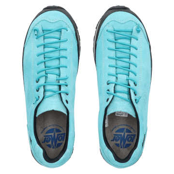 Lomer Italy Bio Naturale MTX Waterproof Vibram Full Çarşak Deri Kadın Ayakkabı Jellyfish/Cobal