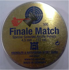 H&n Finale Match 4.49 Cal Havalı Tüfek Saçması