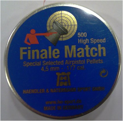 H&n Finale Match 4.49 Cal Havalı Tabanca Saçması