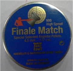 H&n Finale Match 4.49 Cal Havalı Tabanca Saçması