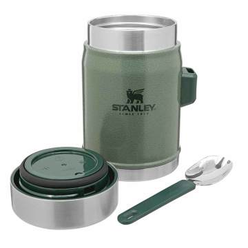 Stanley Klasik Paslanmaz Çelik Yemek Termosu Kaşıklı 0,40 LT 0,40 LT - Yeşil