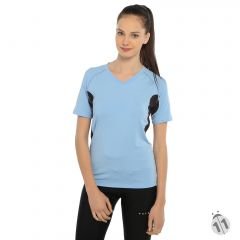 Falke Mavi DryFit Ipod Cepli Profesyonel Sporcu Tişört