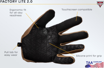 Oakley Factory Lite 2.0 Glove Coyote Taktik Eldiven FOS900406-86W