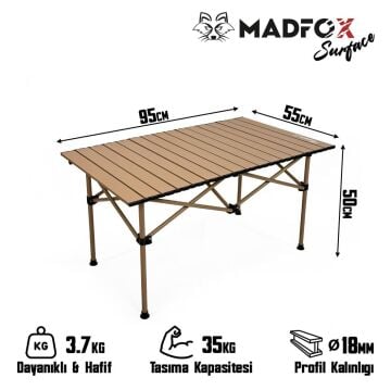 Madfox Surface Katlanır Kamp Masası MZ