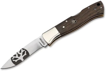 Böker Manufaktur Mamba Bog Oak Wood Çakı