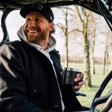 Stanley Klasik Paslanmaz Çelik Termos Bardak 0,35 LT - Siyah