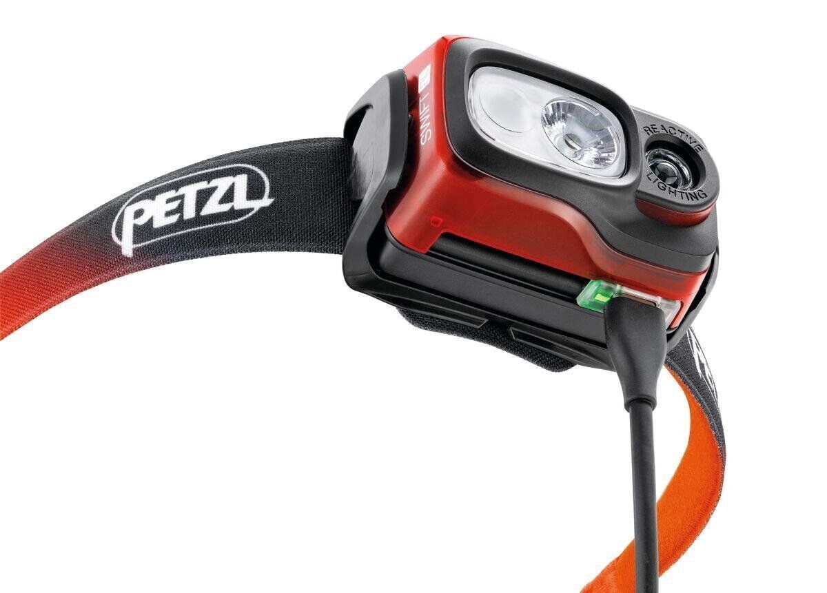 PETZL SWIFT RL Kafa Feneri (1200 Lümen) Turuncu