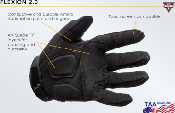 Oakley Flexion 2.0 Glove Black Taktik Eldiven FOS900407-001