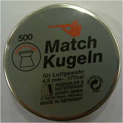 H&n Match Kugeln 4.5 Cal Havalı Tüfek Saçması