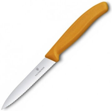 Victorinox 6.7736.L9 SwissClassic 10cm Tırtıklı Soyma Bıçağı