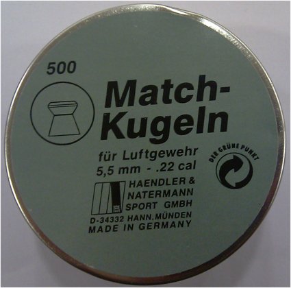 H&n Match Kugeln 5.5 Cal Havalı Saçma