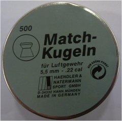 H&n Match Kugeln 5.5 Cal Havalı Saçma