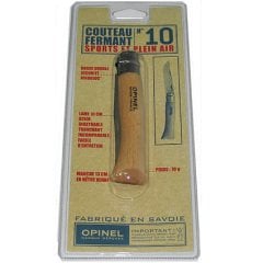 Opinel Inox Kayın Saplı 10 No Çakı Ambalaj