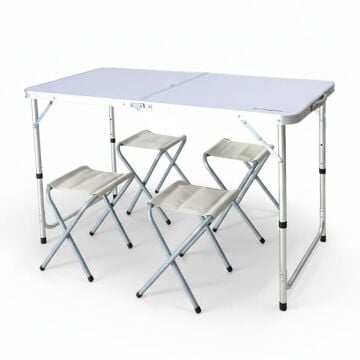 Madfox Nomad Duo Tabureli Katlanır Kamp Masası Seti MZ