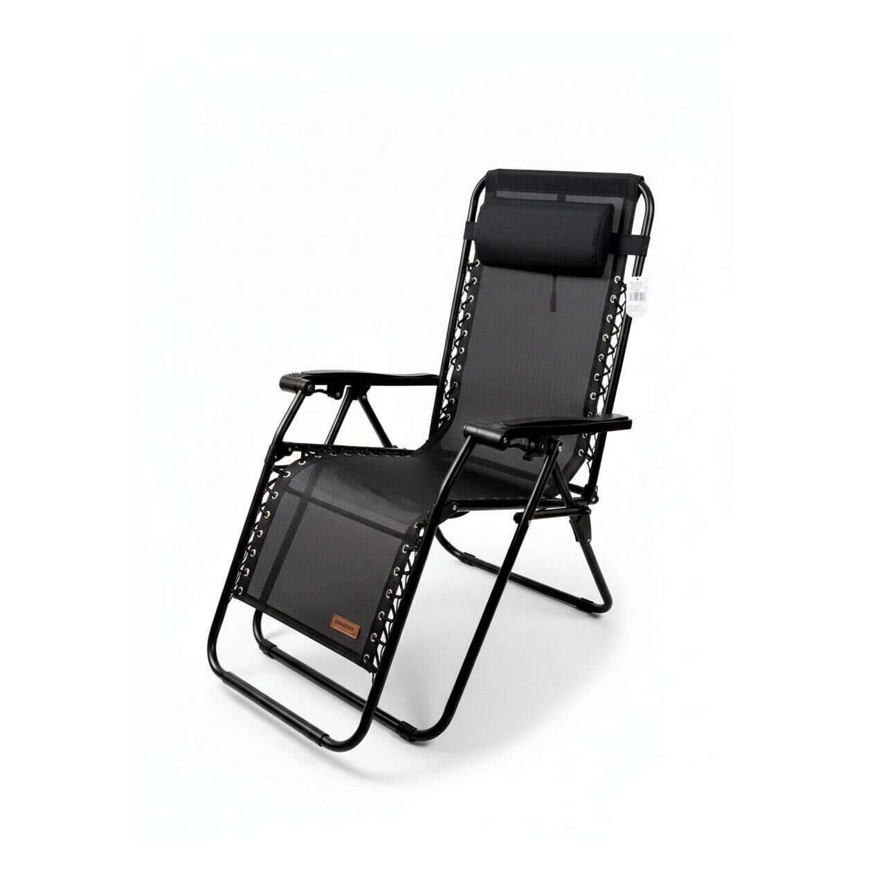 Madfox EasyRest Katlanır Şezlong Sandalye Siyah MZ