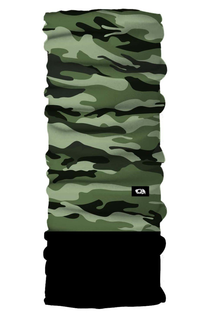 Parrot & Pirate PA05-21014 Green Camo Polarlı Bandana