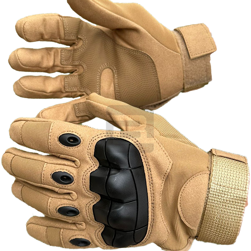 Bushlove Tactical Operatör Full Finger Uzun Taktik Eldiven Desert Bej