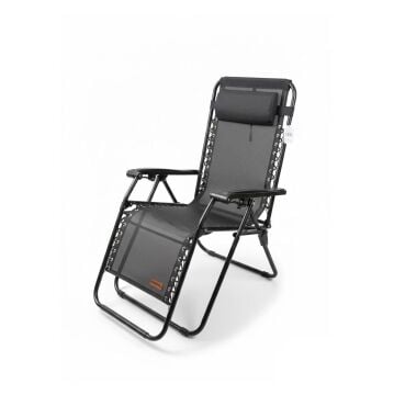 Madfox EasyRest Katlanır Şezlong Sandalye Gri MZ