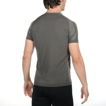 Mico Motion Dry Profesyonel Seamless Erkek Spor Tişört Gri