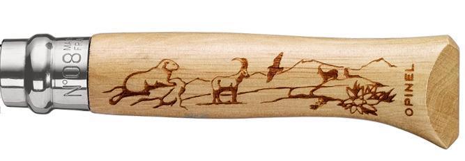 Opinel Inox Figürlü 8 No Çakı (001358)