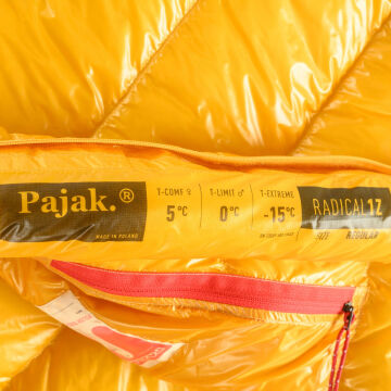 PAJAK Radical 1Z Long Ultralight -15 Derece 900 Fill 495 Gr RDS Kaz Tüyü Uyku Tulumu EN13537