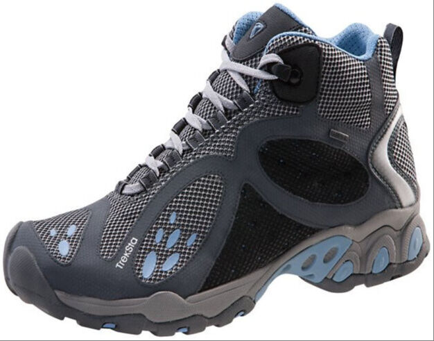 Treksta Evolution Mid Grey/Blue Goretex Bayan Bot