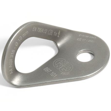 KONG Wide Eye Yüksek Kapasiteli Paslanmaz 10 mm Bolt Kulağı – EN 795/A Sertifikalı 897100001KK