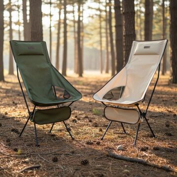 Madfox AirNest Ultra Katlanır Kamp Sandalyesi Cream MZ
